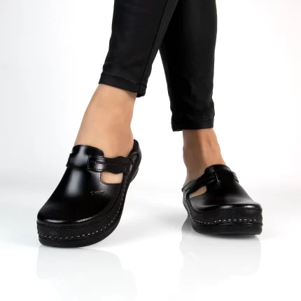 Ortopeedilised jalatsid naistele mustad Flower, Ортопедическая обувь женская чёрная Flower, Orthopedic shoes for women Flower white