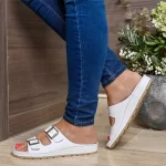 Ortopeedilised jalatsid naistele valged Zenna, Ортопедическая обувь женская белая Zenna, Orthopedic shoes for women Zenna White