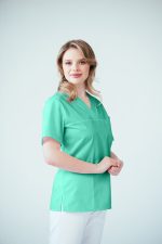 Naiste tööriided – tööpluus münt MB02